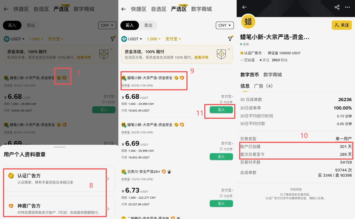 比特币BTC购买教程:币安学习+KYC+C2C买USDT+现货交易一步到位